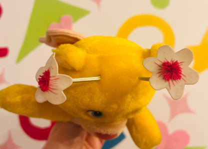 Vintage 1984 Wuzzles Butterbear plush
