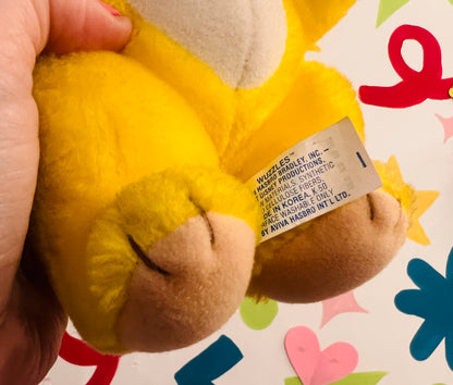 Vintage 1984 Wuzzles Butterbear plush