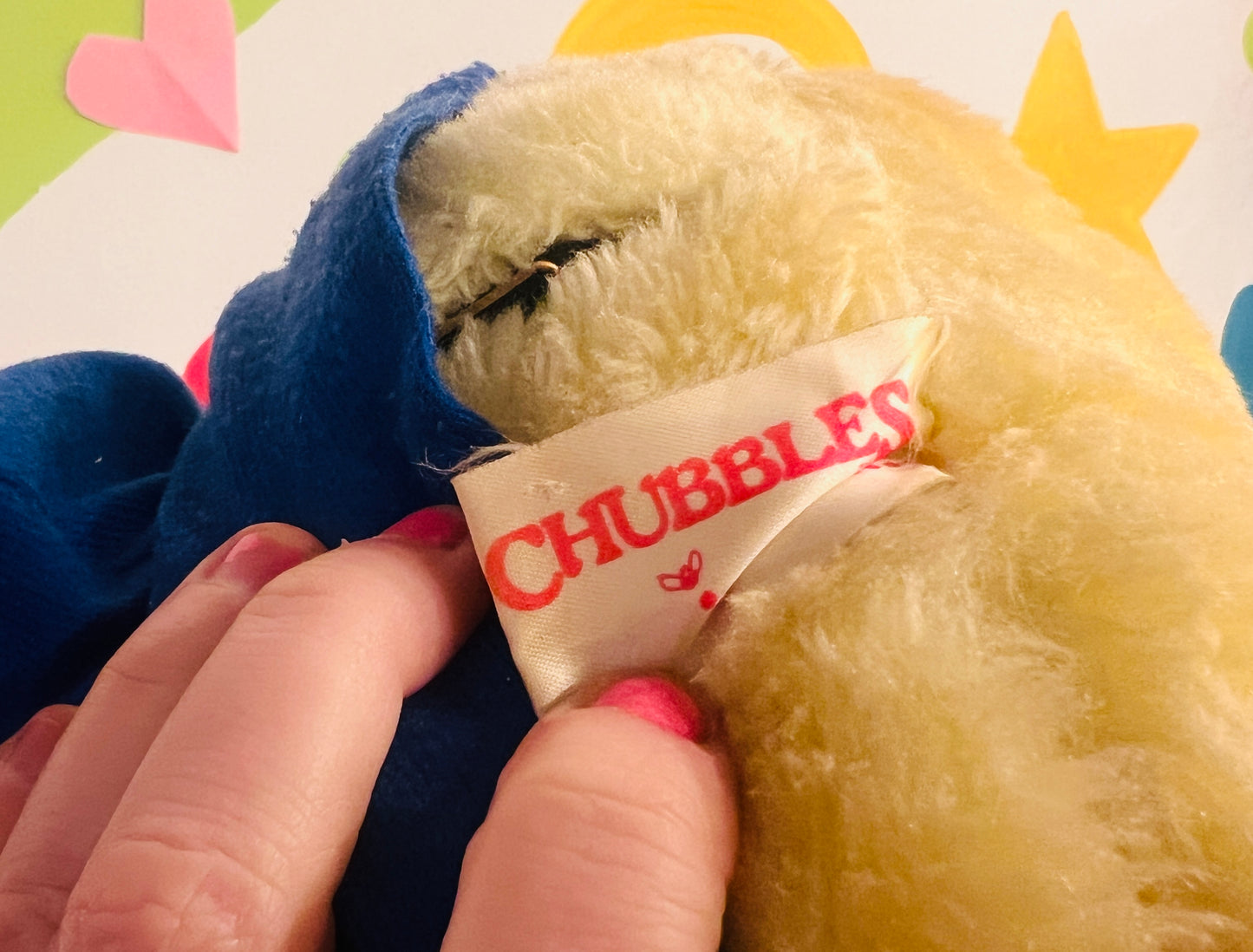 Vintage 1984 Chubbles Interactive plush