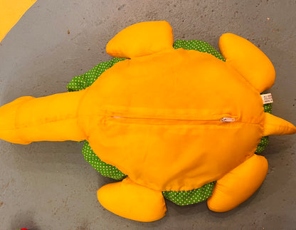 1980's Turtle plush with 3 baby turtles! (not a toy)