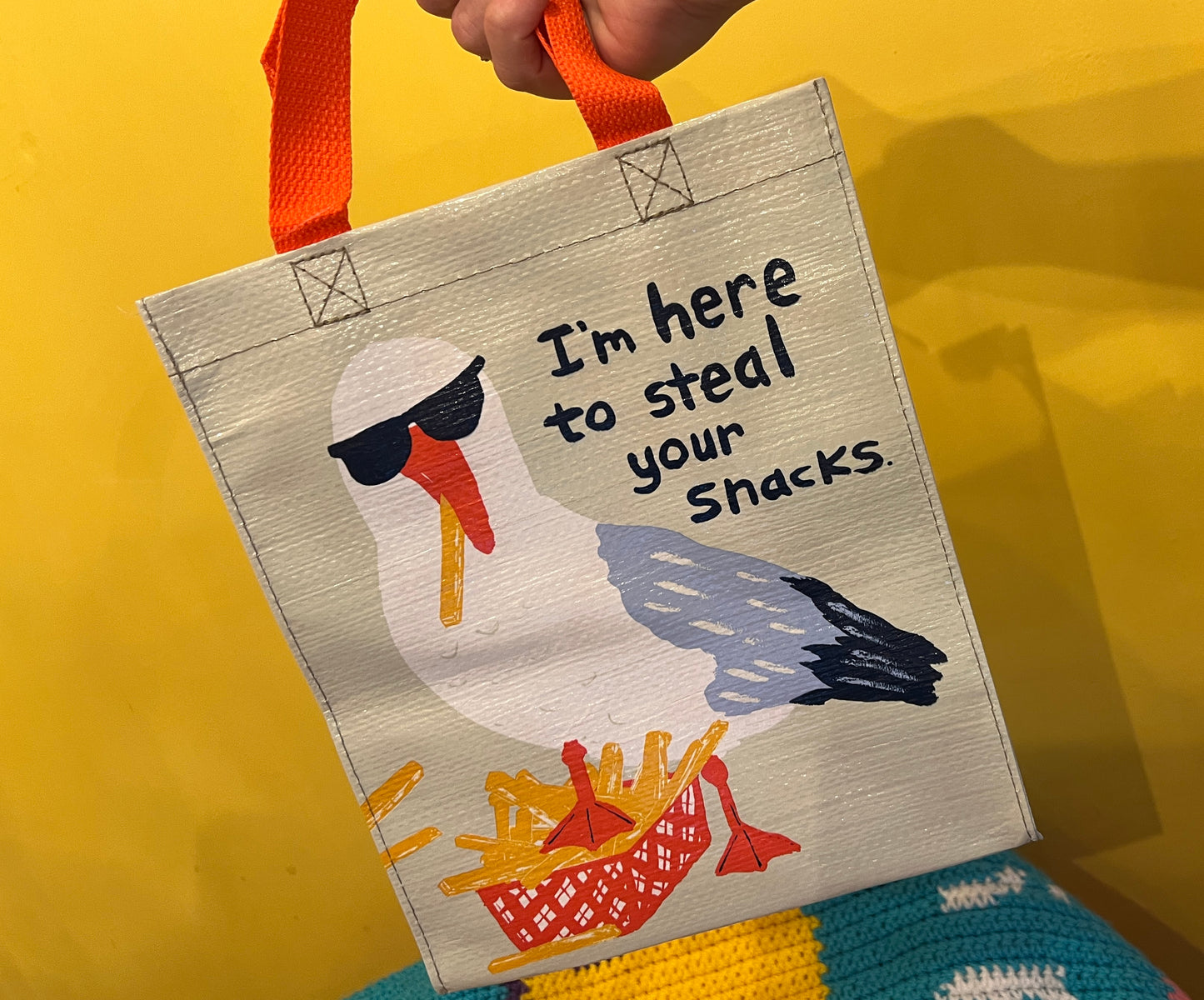 I'm Here To Steal Your Snacks lunch bag