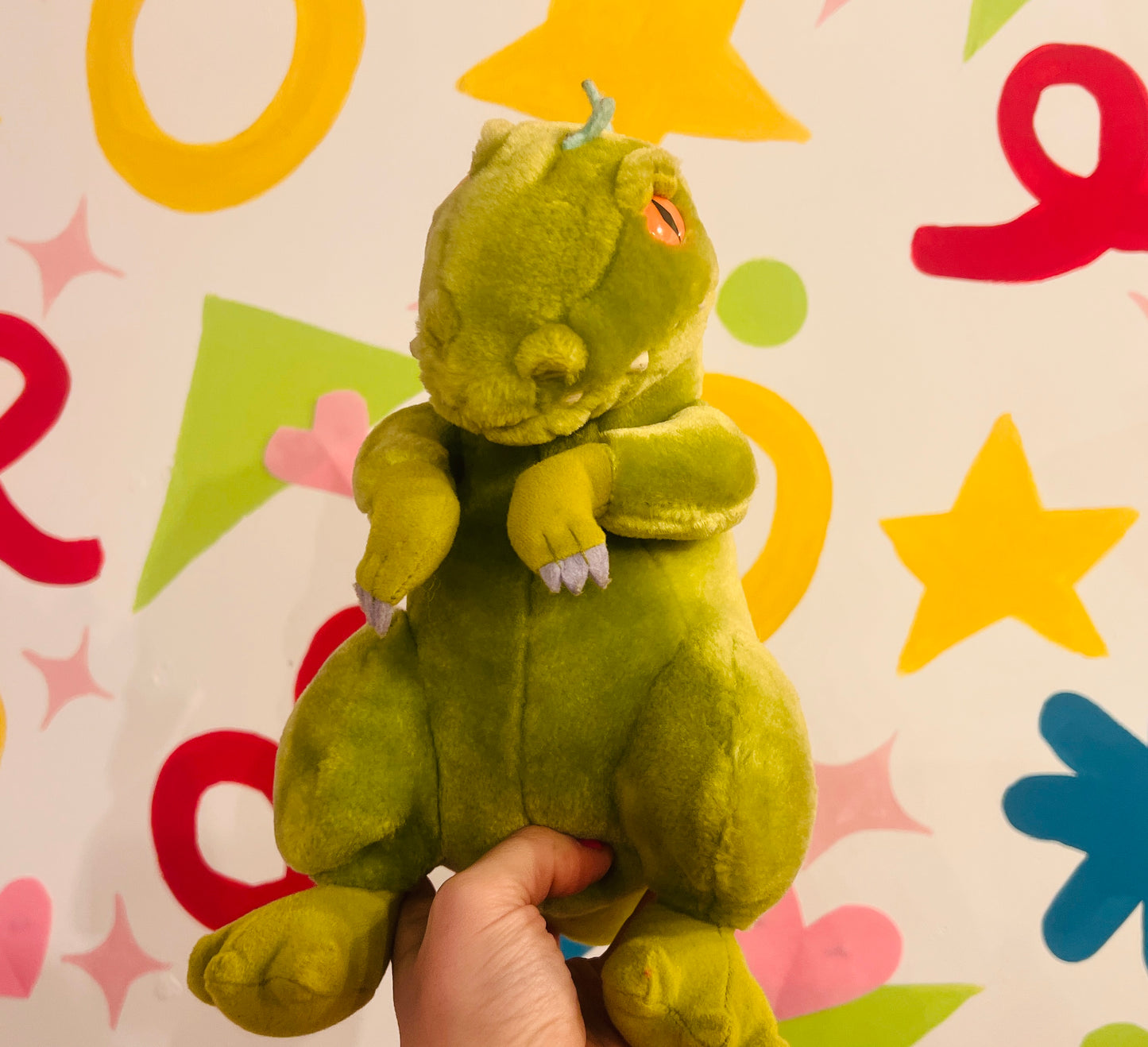 Reptar from Rugrats 90’s plush