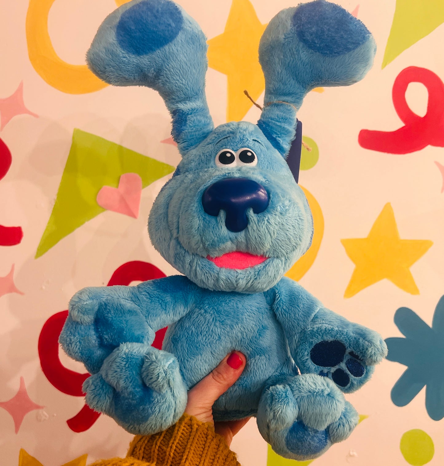 Blue's Clues & You Peek- A-Blue talking plush toy