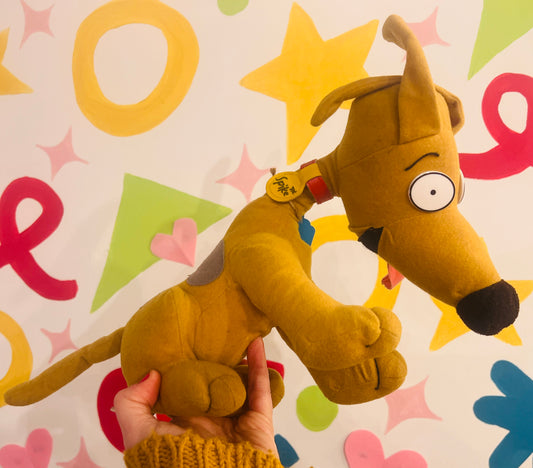 Spike the dog from Rugrats 90’s plush
