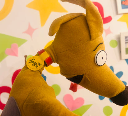 Spike the dog from Rugrats 90’s plush