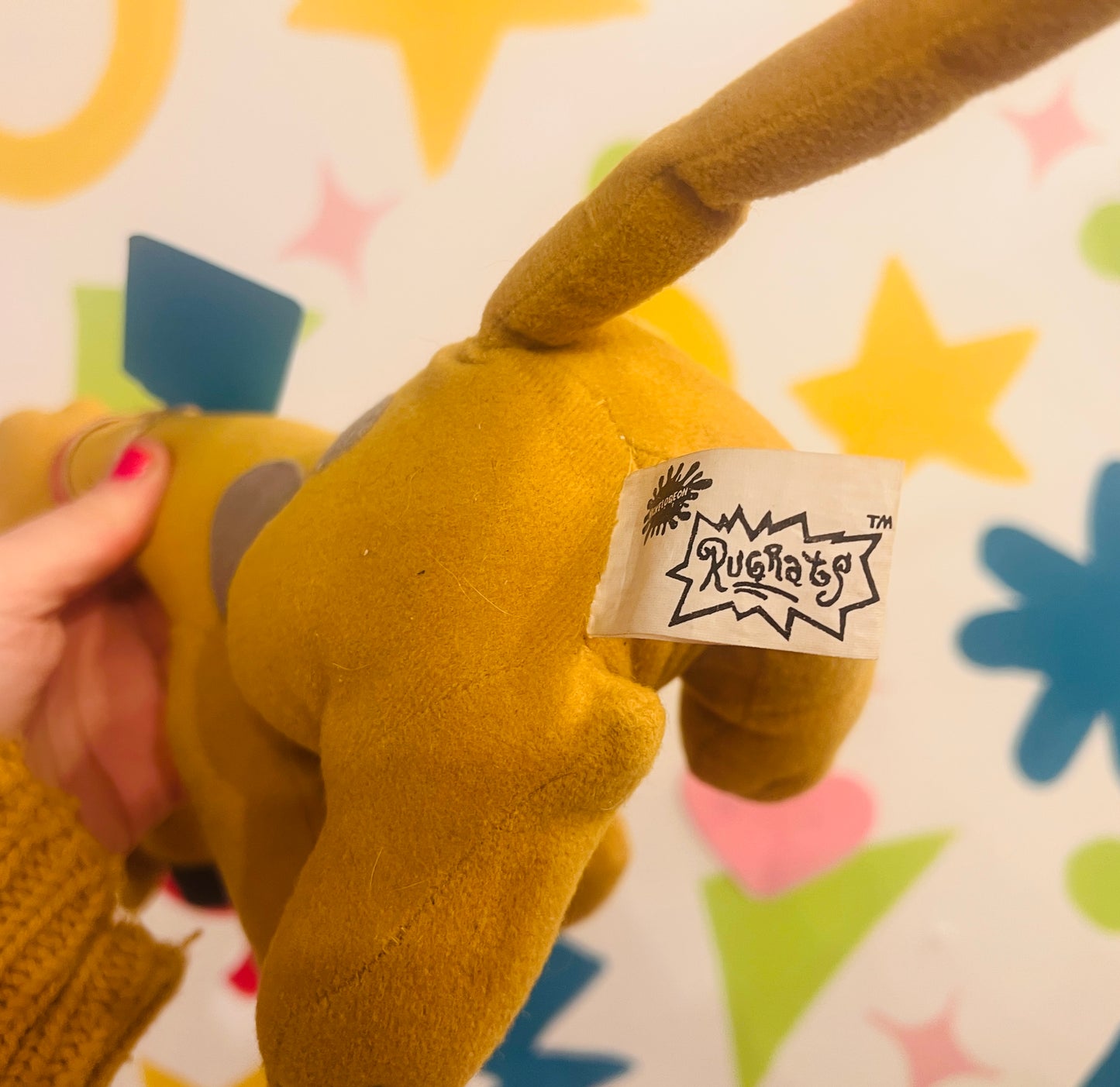 Spike the dog from Rugrats 90’s plush