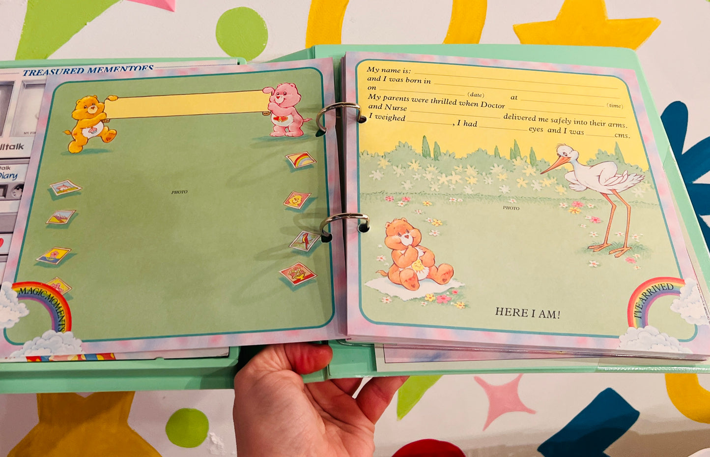Care Bears Baby Diary box set