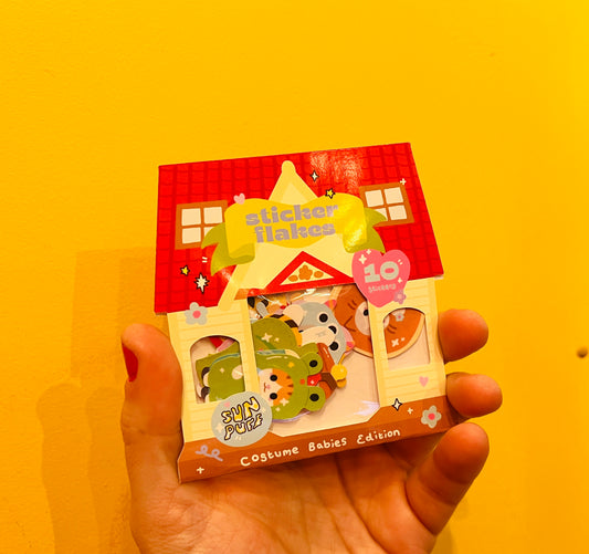 Costume Babies Sticker Flake Pack