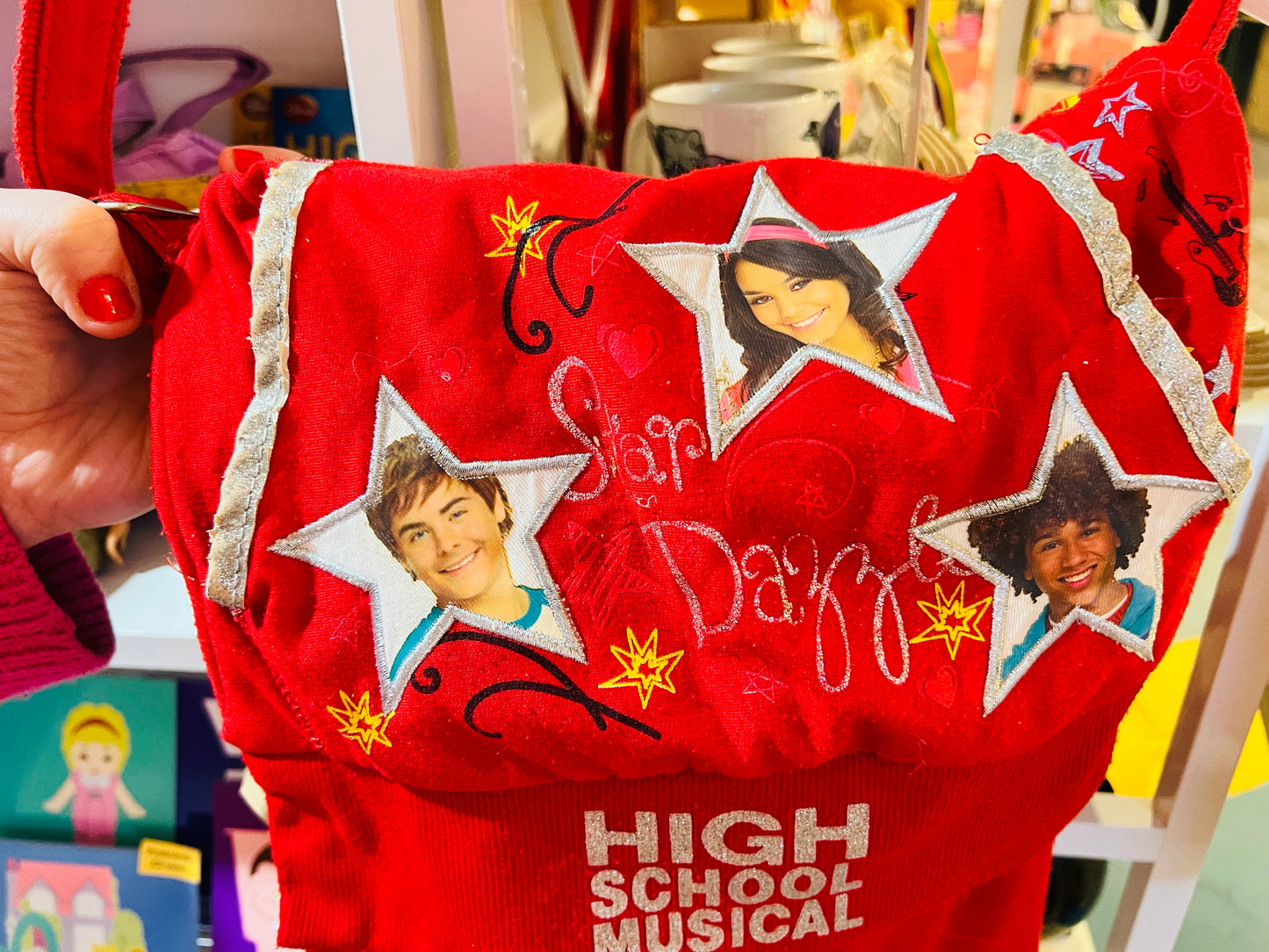 Original large red High School Musical shoulder bag