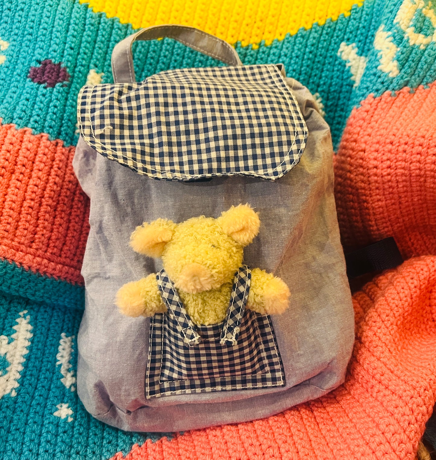 90's St Michael's Piggy child backpack