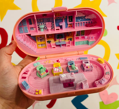 1992 Polly Pocket Compact Stamping School set (incomplete)