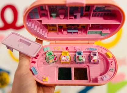 1992 Polly Pocket Compact Stamping School set (incomplete)
