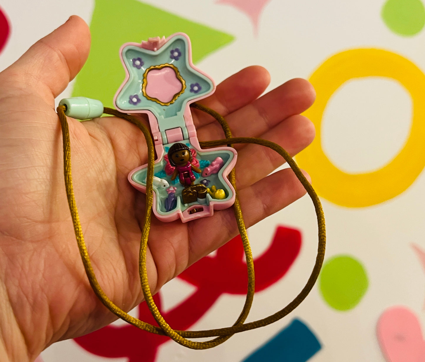 1992 Polly Pocket Fairy Garden necklace (incomplete)