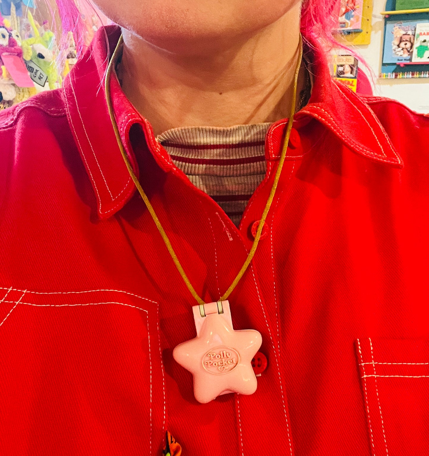 1992 Polly Pocket Fairy Garden necklace (incomplete)