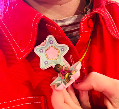1992 Polly Pocket Fairy Garden necklace (incomplete)
