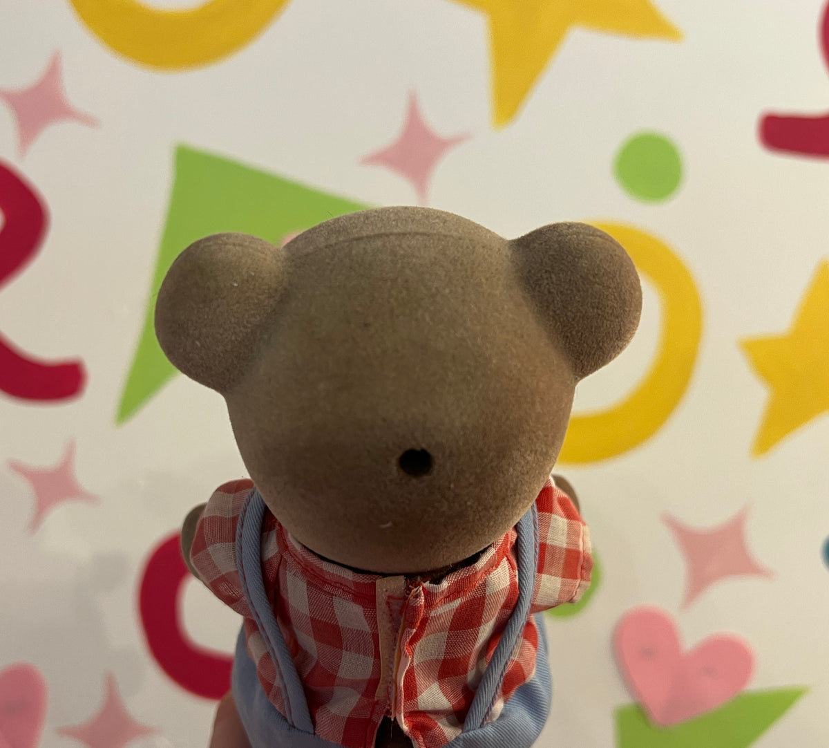 1980's Large 7" Sylvanian Families Bear Storyteller - still moves!