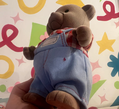 1980's Large 7" Sylvanian Families Bear Storyteller - still moves!