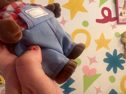 1980's Large 7" Sylvanian Families Bear Storyteller - still moves!