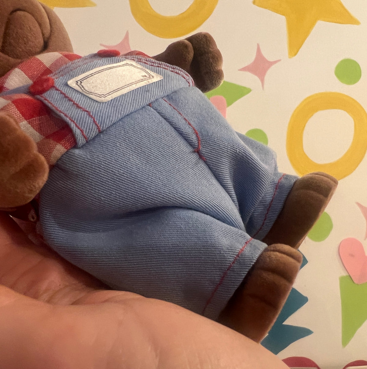 1980's Large 7" Sylvanian Families Bear Storyteller - still moves!