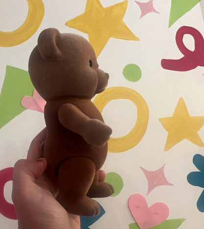 1980's Large 7" Sylvanian Families Bear Storyteller - still moves!
