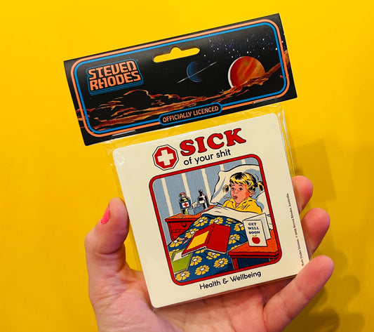 Sick Coaster By Steven Rhodes