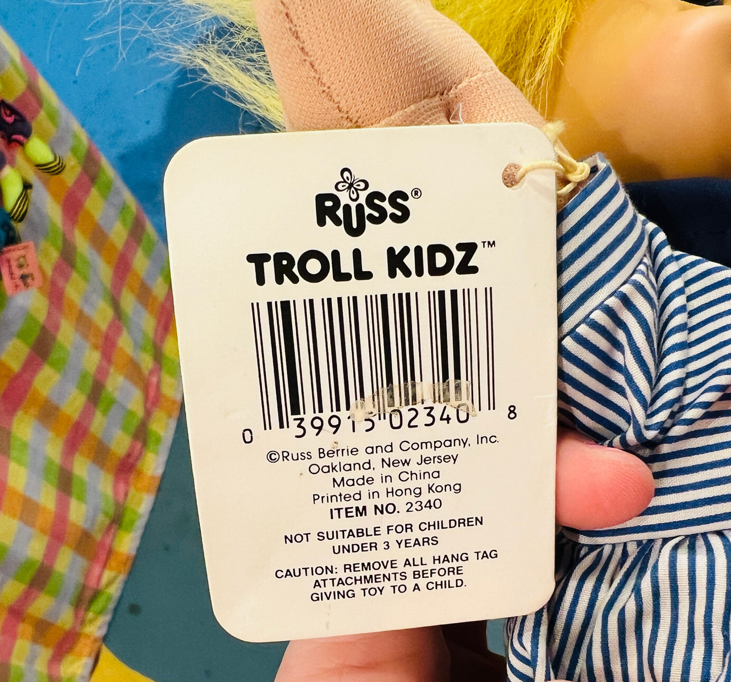 12" Skippy Russ Kidz Troll with original tag