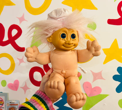 12" Russ Kidz pink dress Troll with original tag