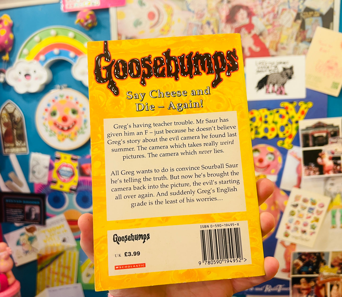 (44) Say Cheese and Die Again Goosebumps book