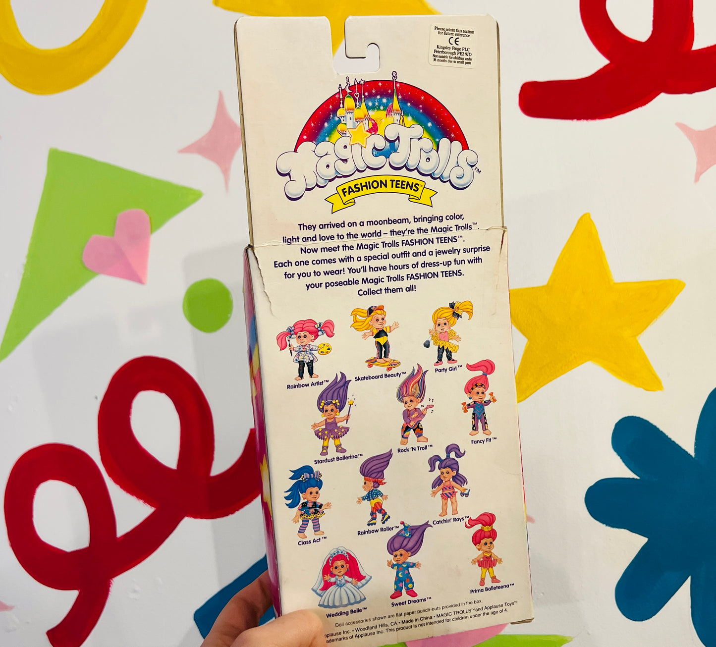 Rare 1992 Magic Trolls Stardust Ballerina with original packaging