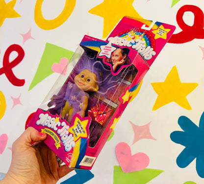 Rare 1992 Magic Trolls Stardust Ballerina with original packaging