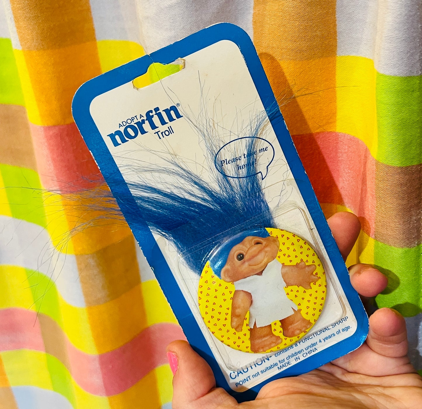 Norfin Troll badge with original packaging