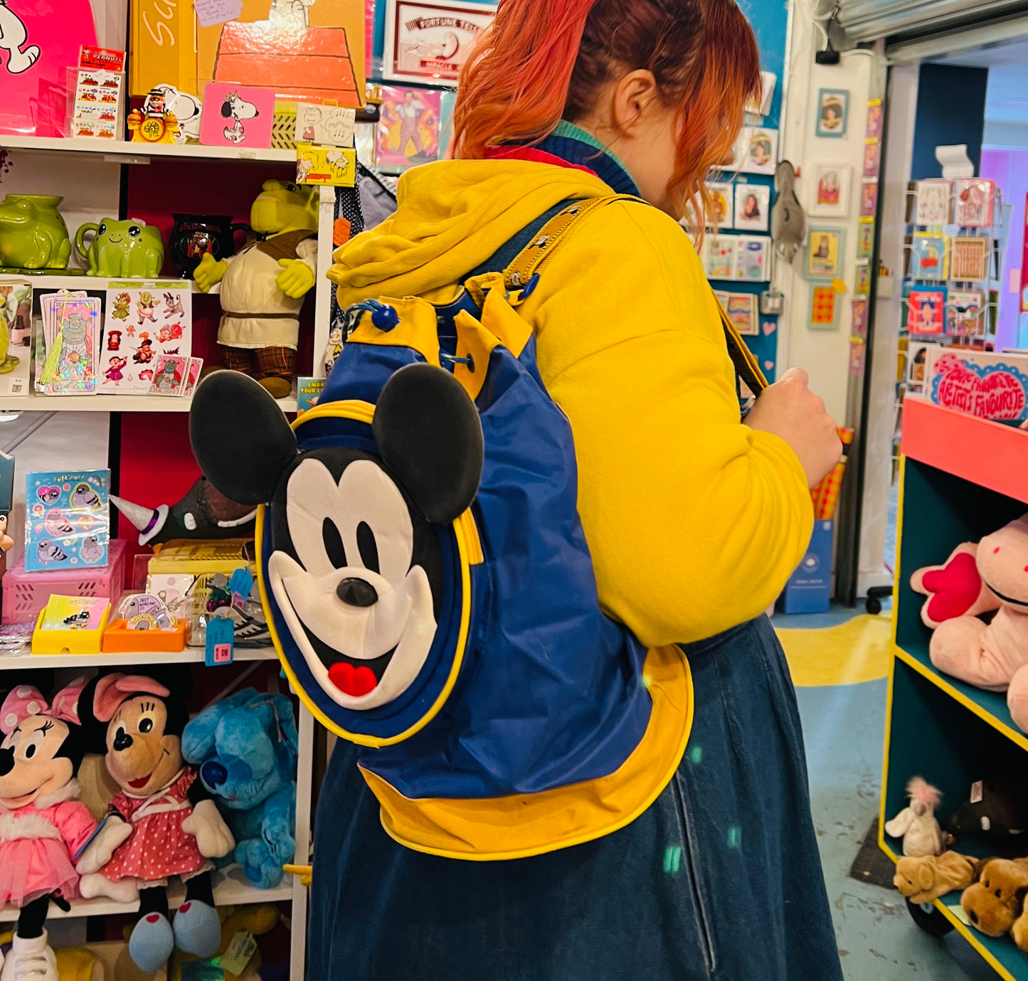 Official 90's Disney Mickey Mouse duffel shoulder bag