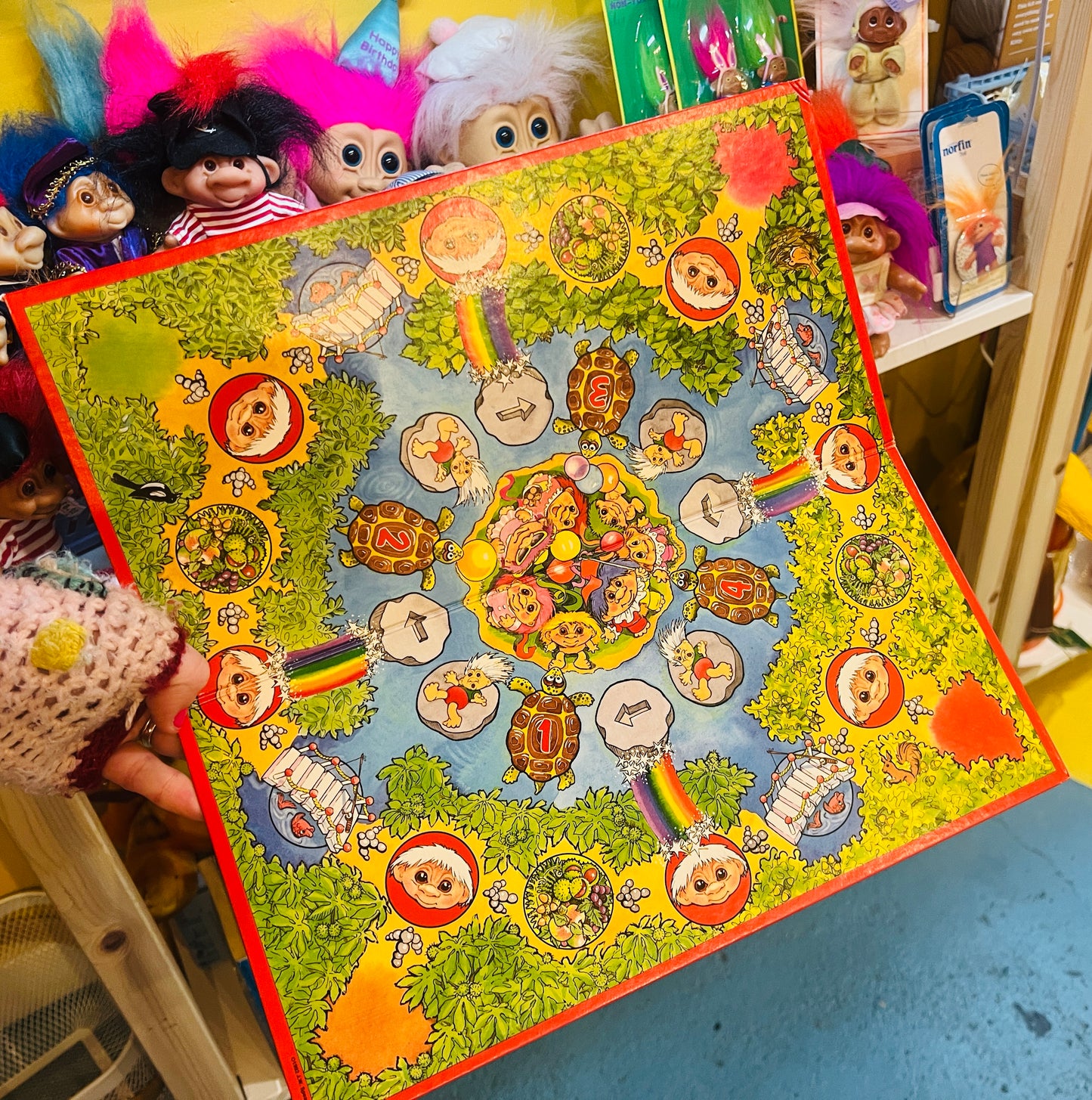 1992 Dam Trolls board game - incomplete
