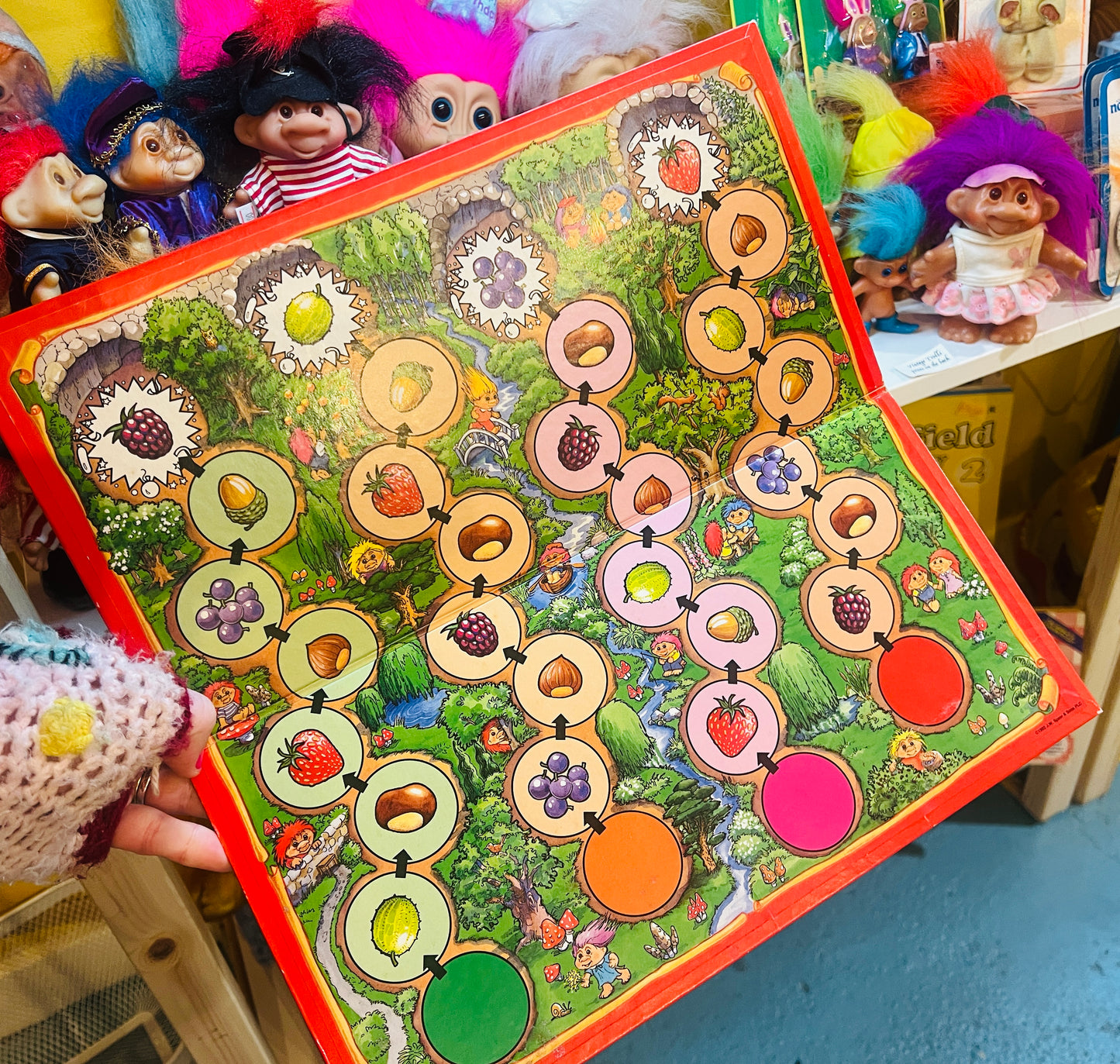 1992 Dam Trolls board game - incomplete