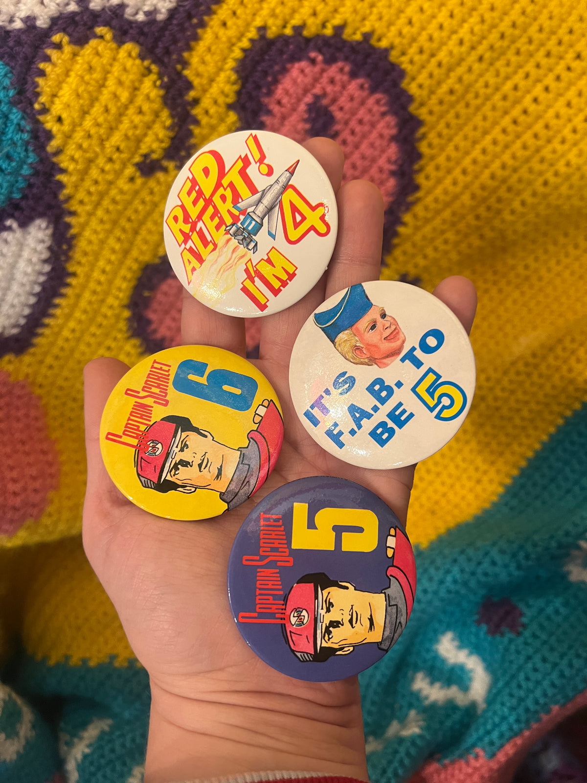 90's Thunderbird vintage Badges