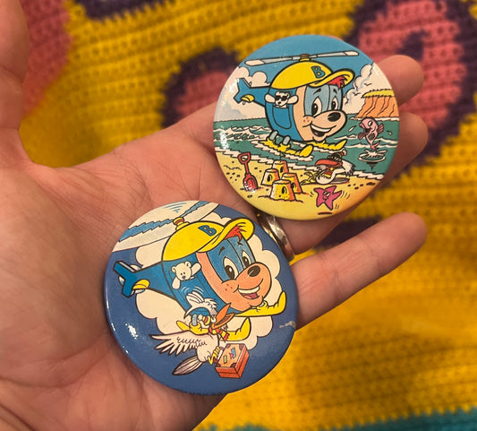 Budgie vintage Badges