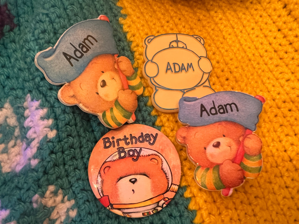 Adam vintage Badges