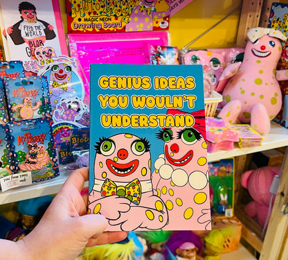 Genius Ideas You Wouldn’t Understand pink monster Inspired A5 Notebook