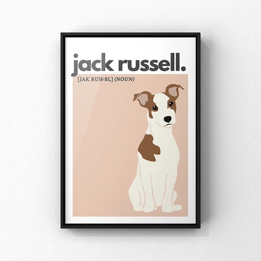 Jack Russell A5 Print