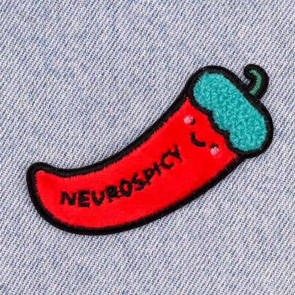 Neurospicy Embroidered Iron On Patch (Copy)