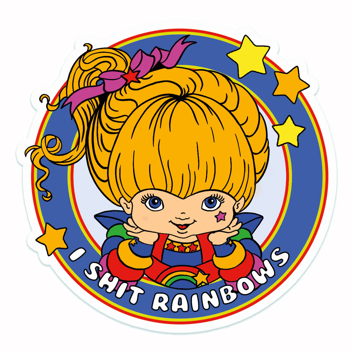 I Shit Rainbows Sticker