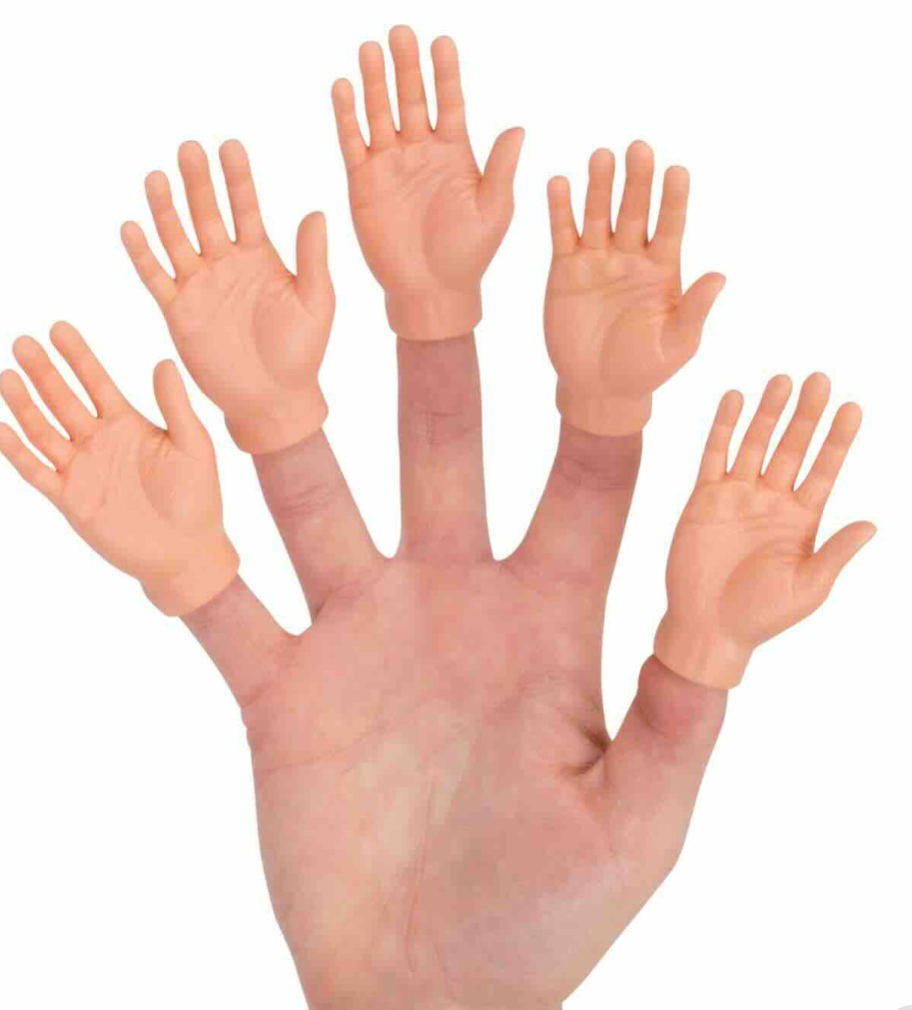 4 Finger hand toys - picked at random