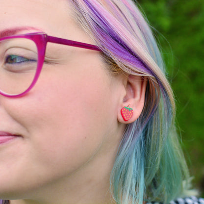 Strawberry Stud Earrings