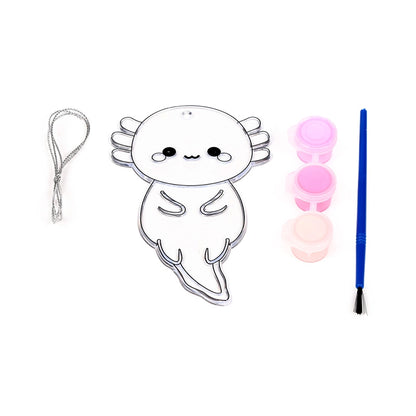 Make Your Own Axolotl Sun catcher kit