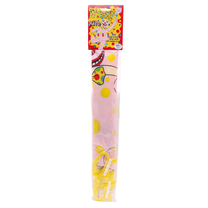 Official Mr Blobby 1992 flying kite with 30 metre cord and tail