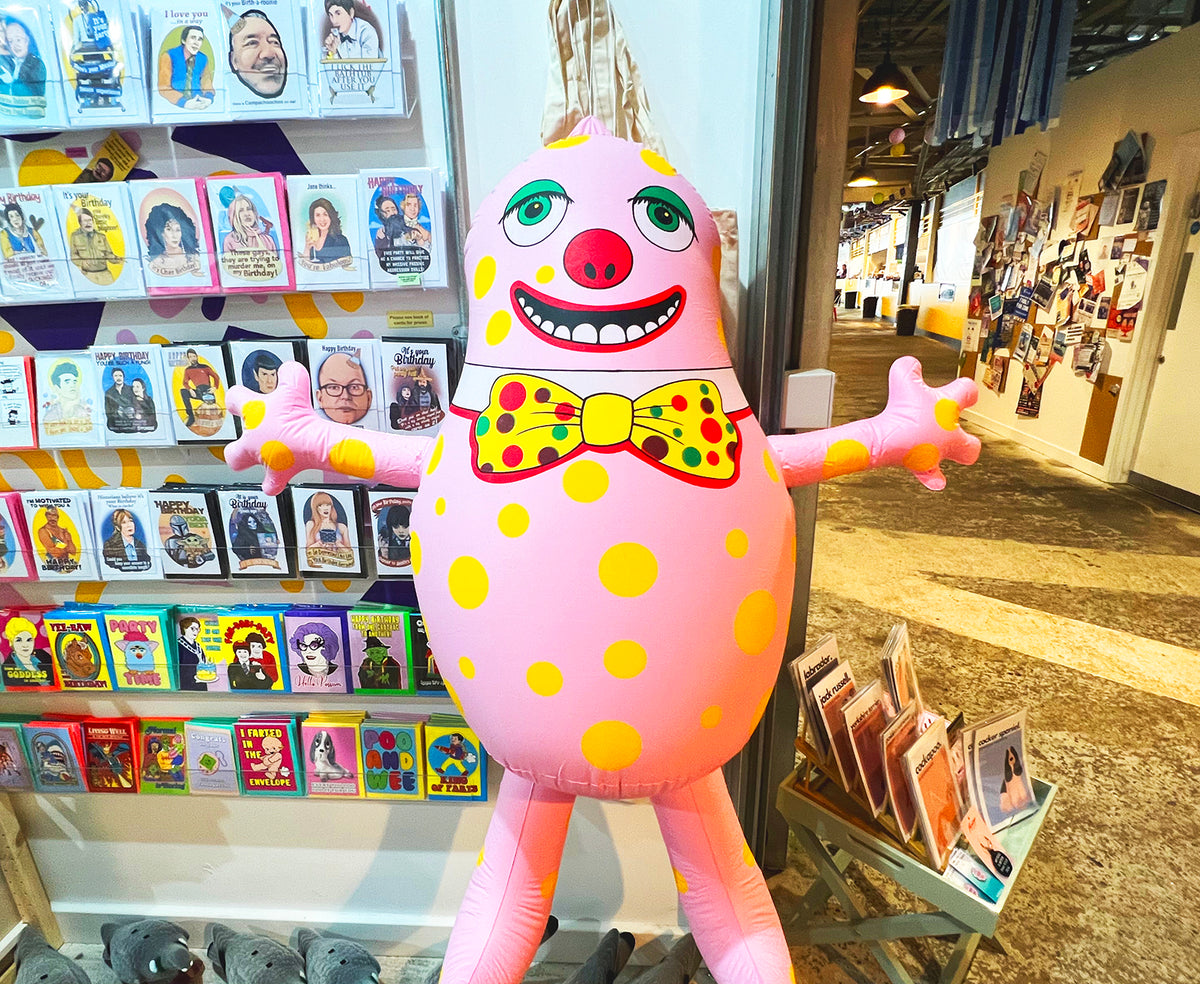 Mrs. Bobby Inflatable Official Large 48 inch inflatable Mr Blobby - from 1992 – happi place
