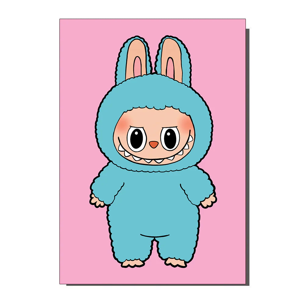 Cute Monster Labu Inspired Card