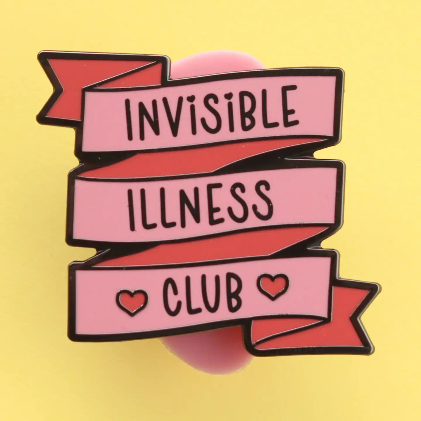 Invisible Illness Club Enamel Pin