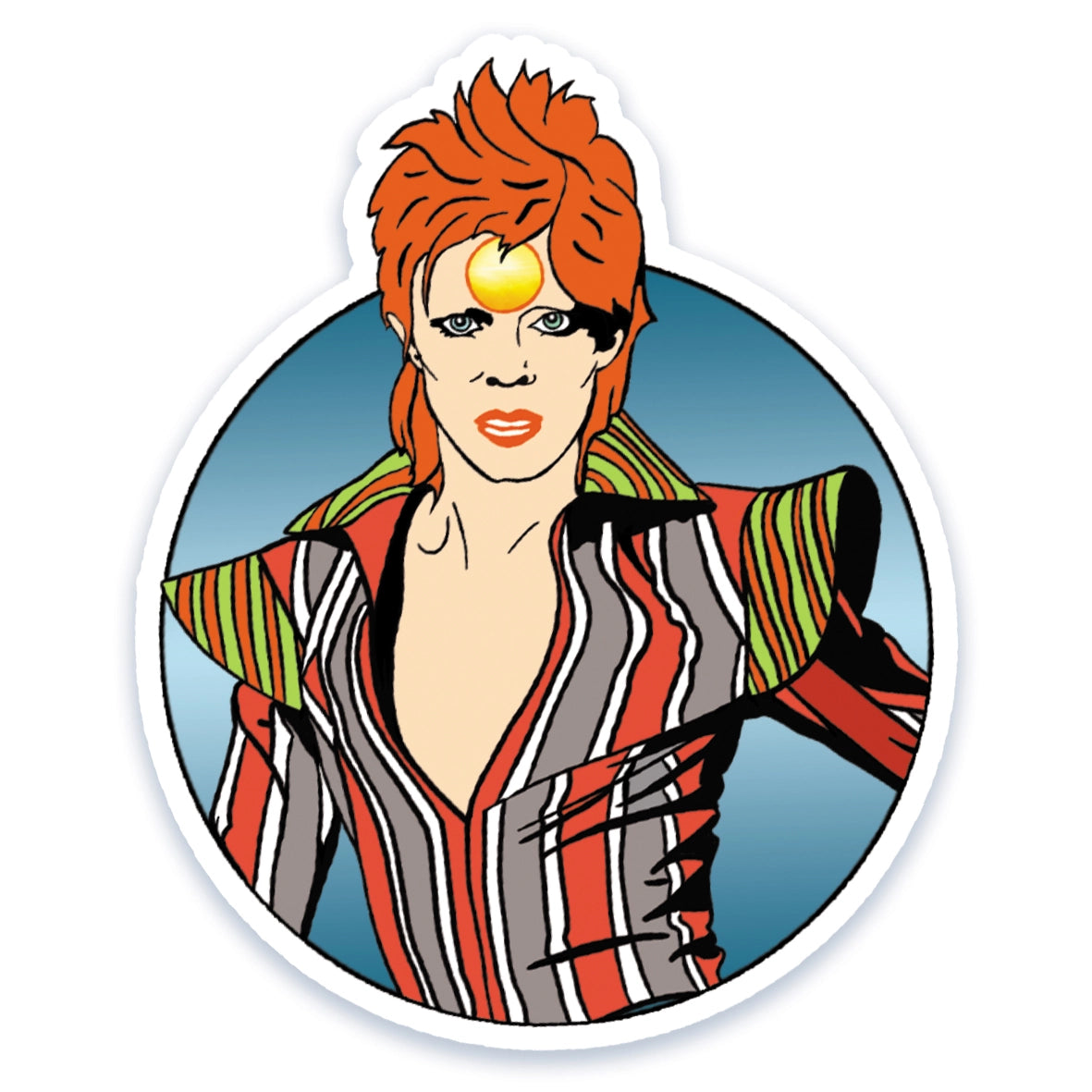 Bowie Ziggy Sticker