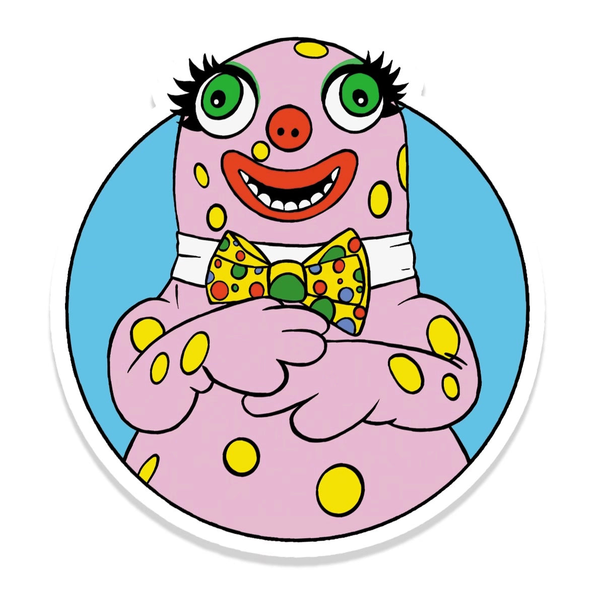 Blobby Head Vinyl Sticker